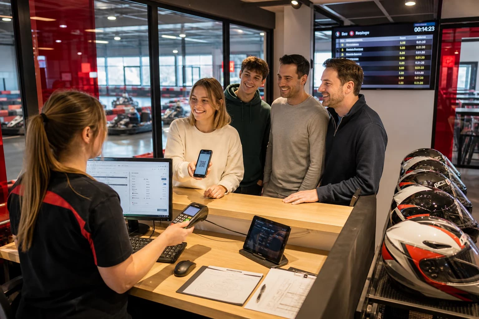 Kartbahn digitalisieren: Buchung, Zahlung und Kundenkommunikation automatisieren