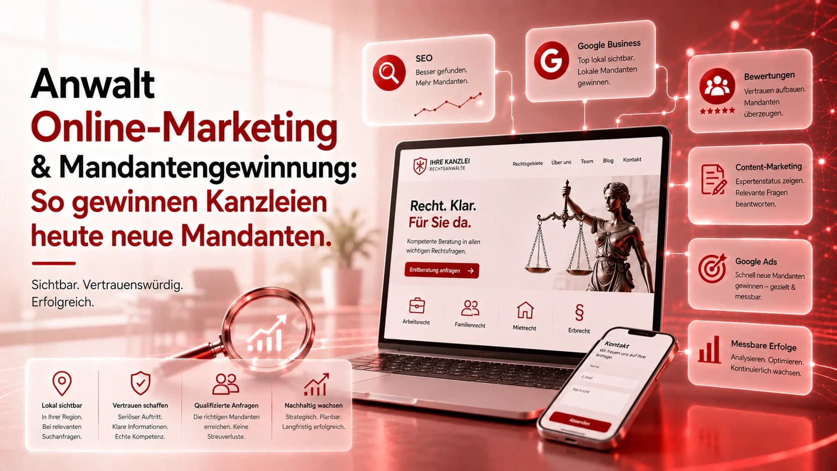 Anwalt Online-Marketing & Mandantengewinnung: Der praxisnahe Leitfaden