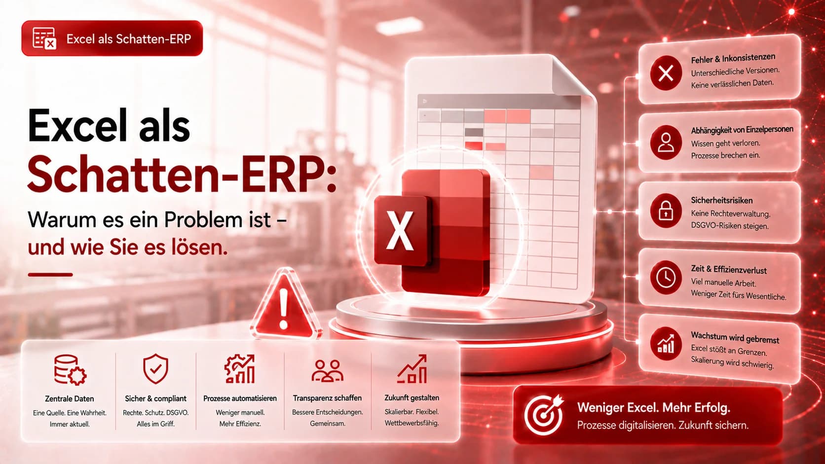 Excel als Schatten-ERP im Mittelstand: Warum es ein Problem ist – und wie Sie es lösen