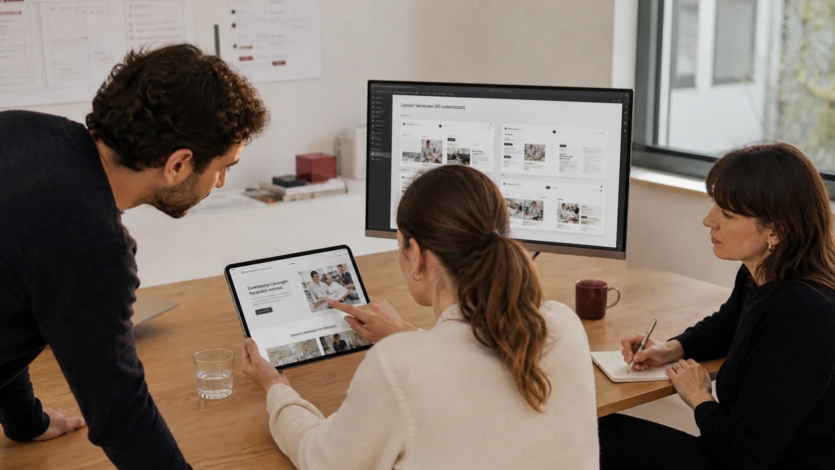 KI im UI/UX-Design für Websites: Entwürfe schneller entwickeln, Nutzerprobleme weiterhin selbst lösen