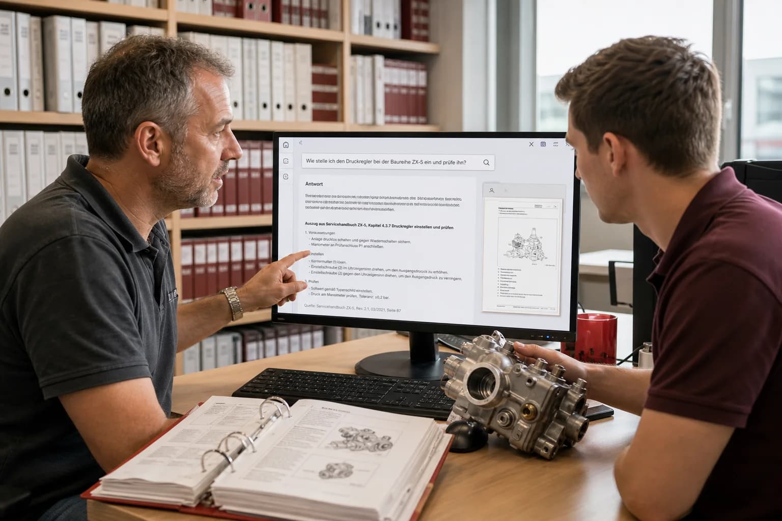 Internes Unternehmenswissen mit KI durchsuchbar machen