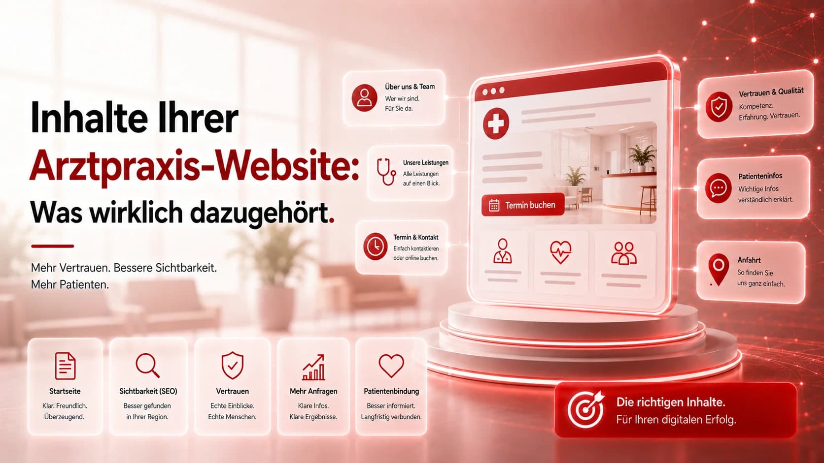 Inhalte Arztpraxis Website: Was auf jede Praxis-Homepage gehört