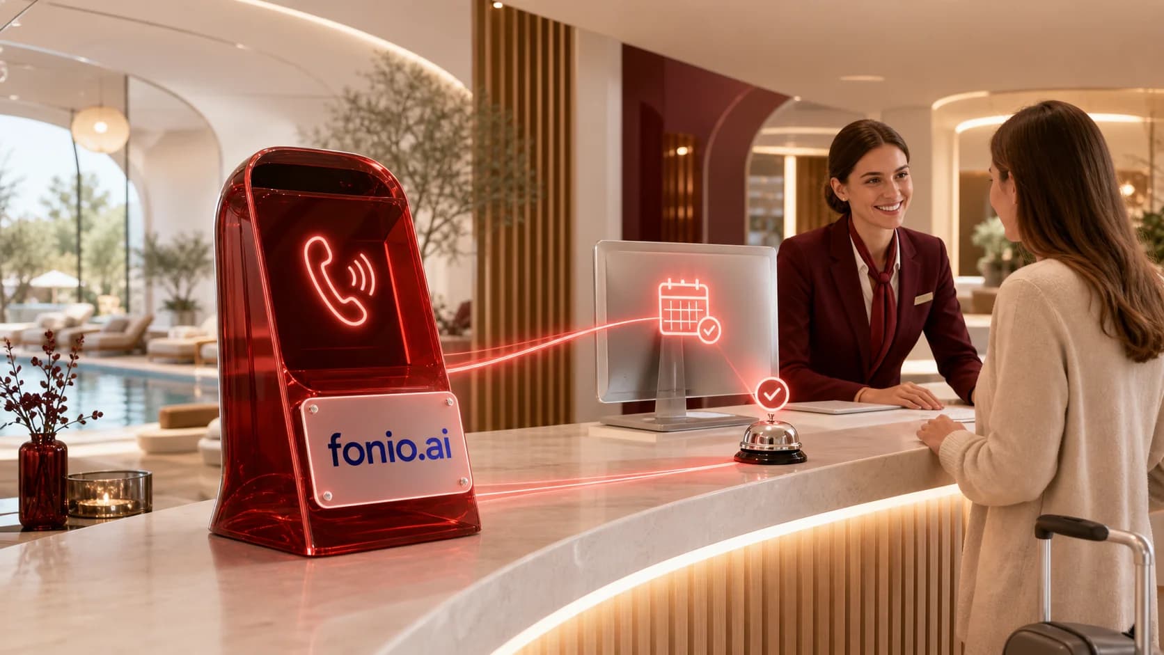 Fonio für Hotels und Freizeitbetriebe: Telefon-KI für Buchung und Gästeservice