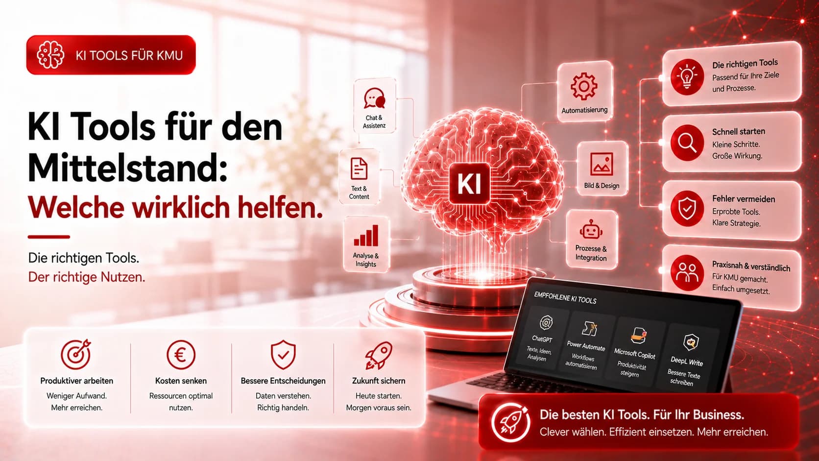KI Tools für den Mittelstand: Welche wirklich helfen – und wie Sie starten