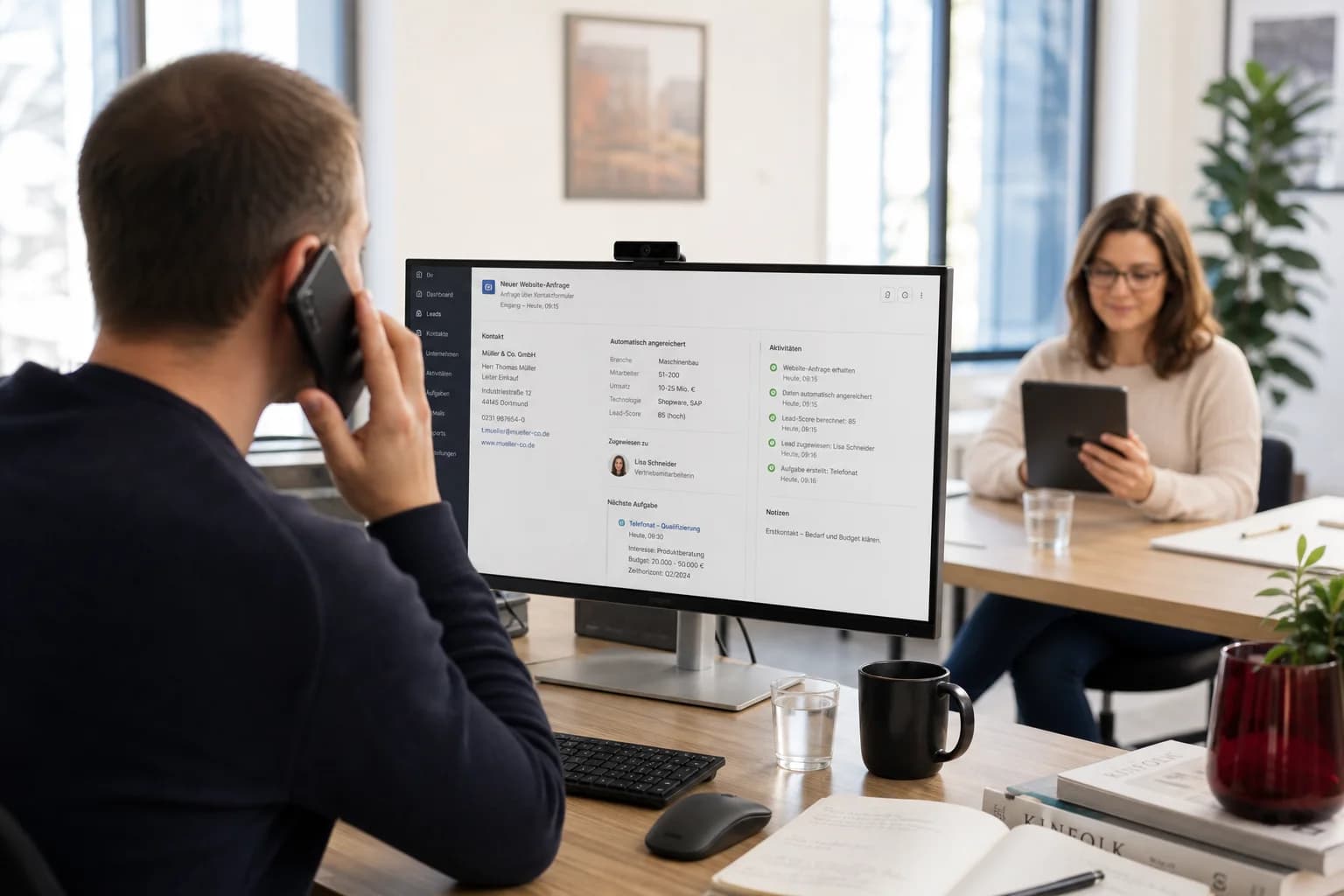 Kontaktformular und Vertriebsprozess automatisieren: Vom Eingang zum qualifizierten Lead