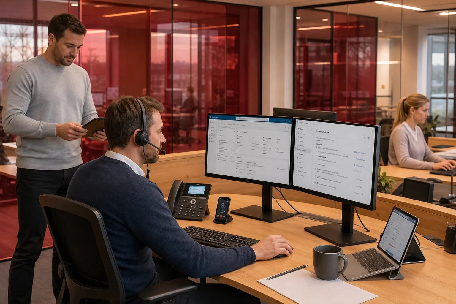 Intelligente Unternehmenstelefonie: Telefonanlage, KI-Telefonassistent und Unternehmenssoftware zentral verbinden