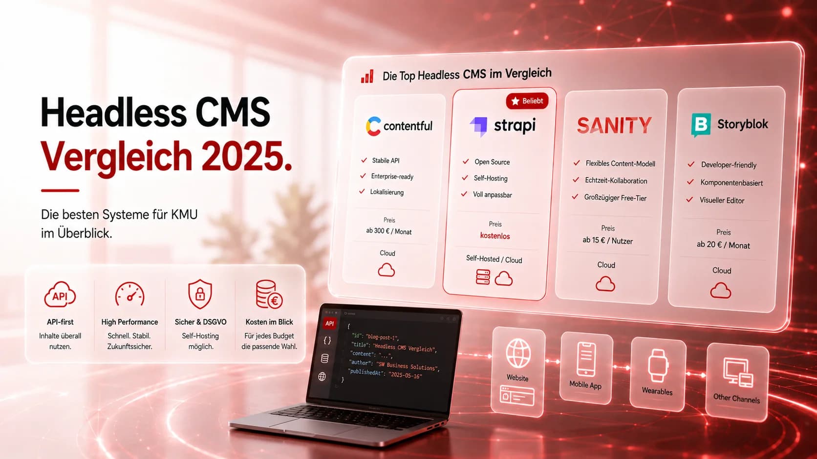 Headless CMS Vergleich 2025: Die besten Systeme für KMU im Überblick