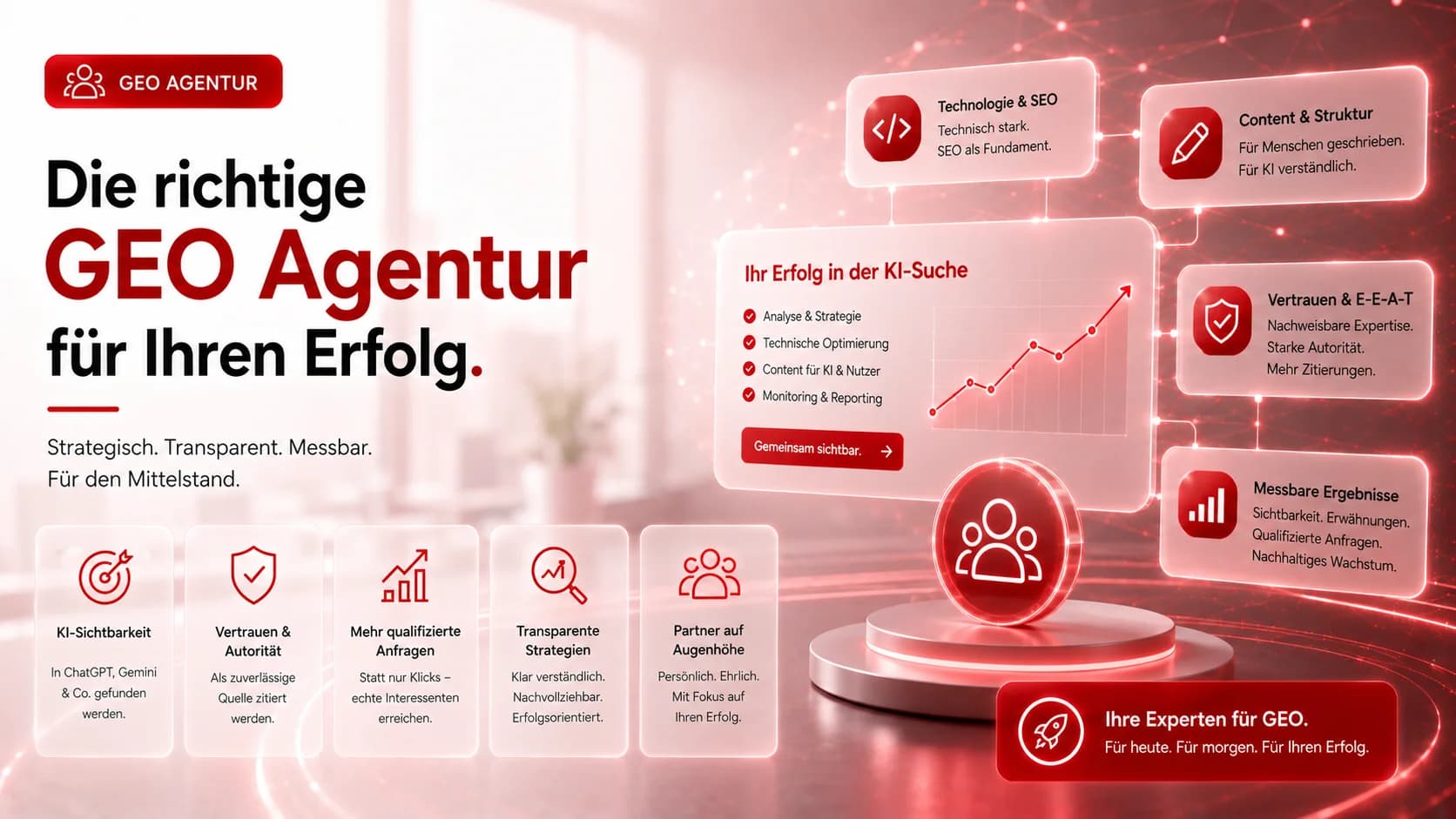 GEO Agentur für den Mittelstand: So wählen Sie den richtigen Dienstleister