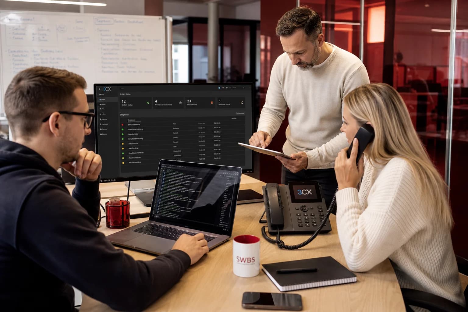 3CX Admin Dashboard Integration: Call Control, Ereignisse und eigene Benutzeroberfläche