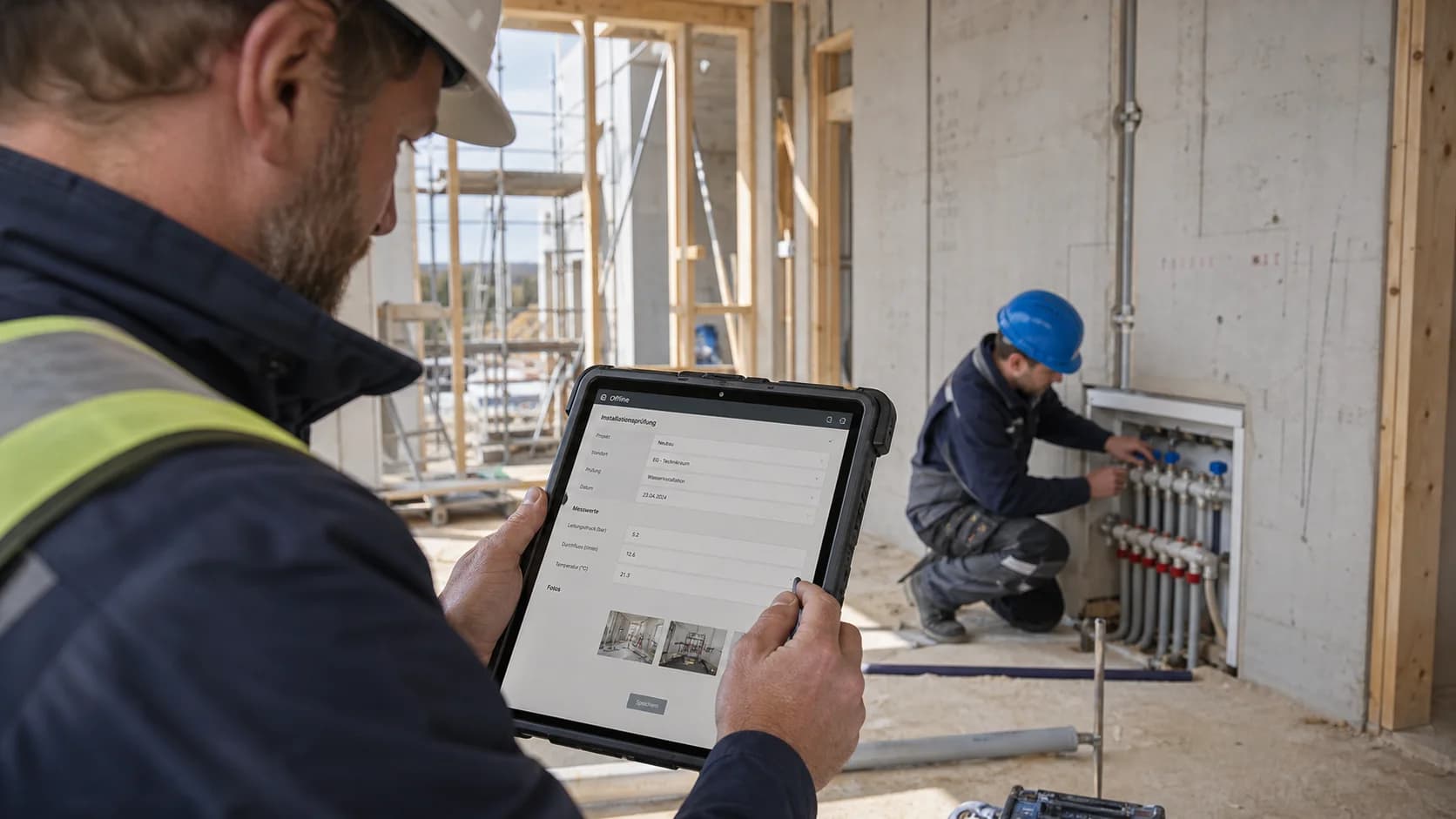 Mobile Datenerfassung ohne Internet: Offline-Synchronisation für Außendienst und Baustelle
