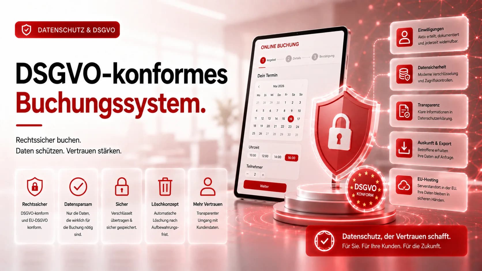 DSGVO-konforme Buchungssysteme: Datenschutz für Freizeitanbieter in Deutschland