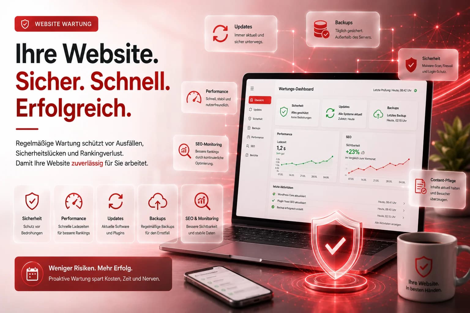 Was passiert nach dem Website-Launch? Wartung, Updates und Pflege erklärt