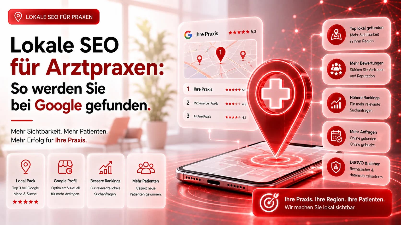 Lokale SEO für Arztpraxen: So werden Sie bei Google gefunden