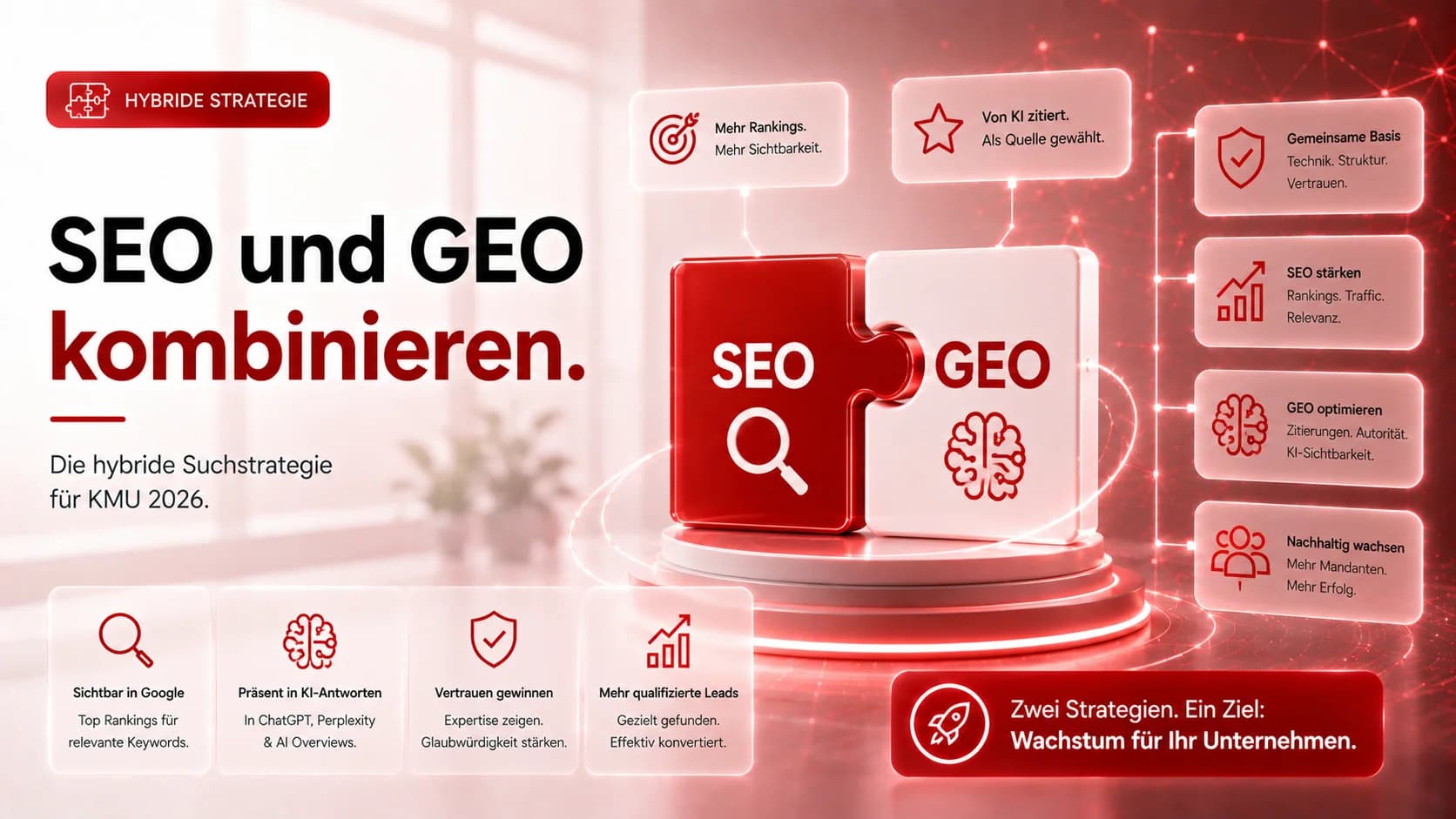 SEO und GEO kombinieren: Die hybride Suchstrategie für KMU 2026