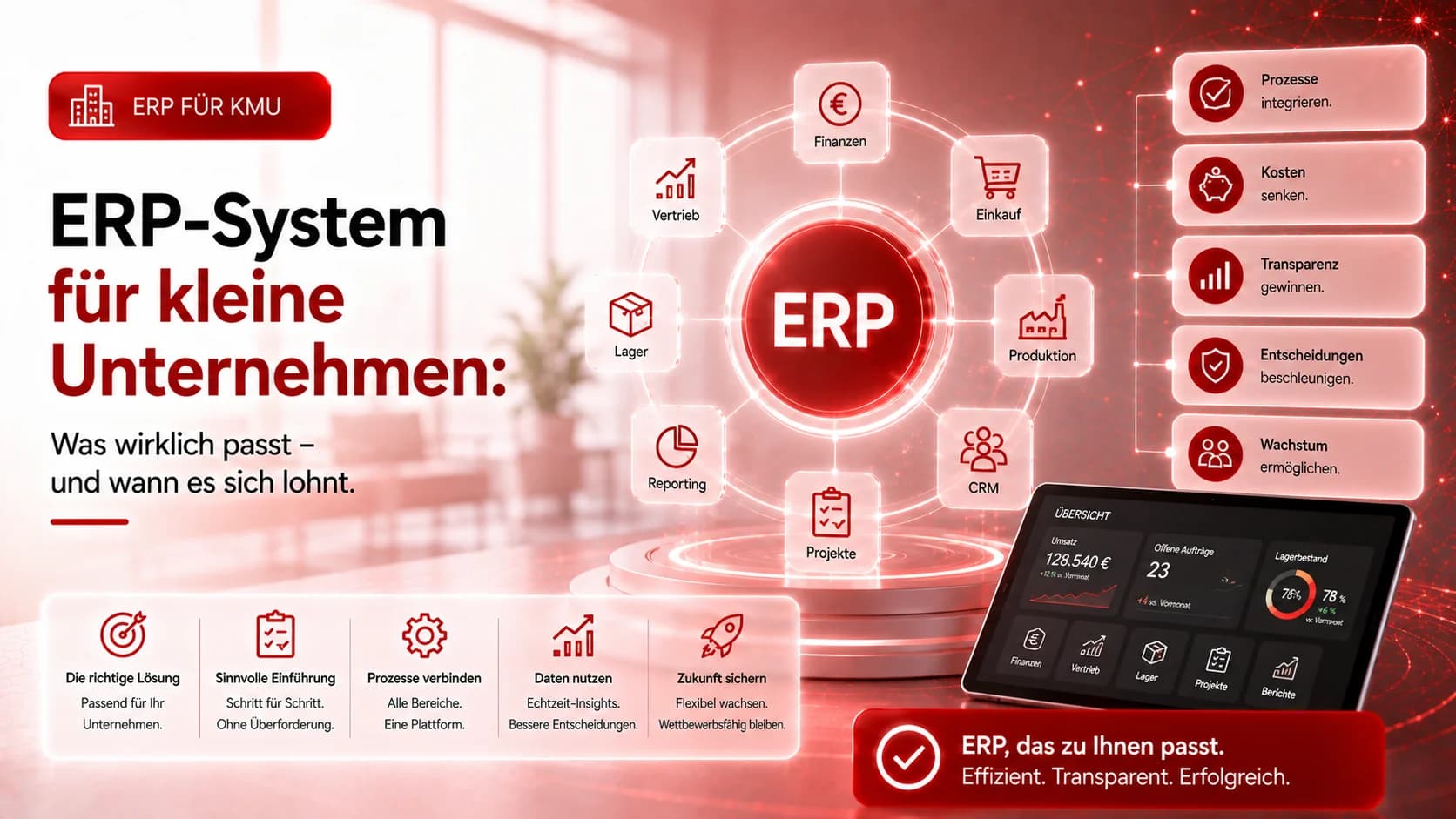 ERP-System für kleine Unternehmen: Was wirklich passt – und wann es sich lohnt