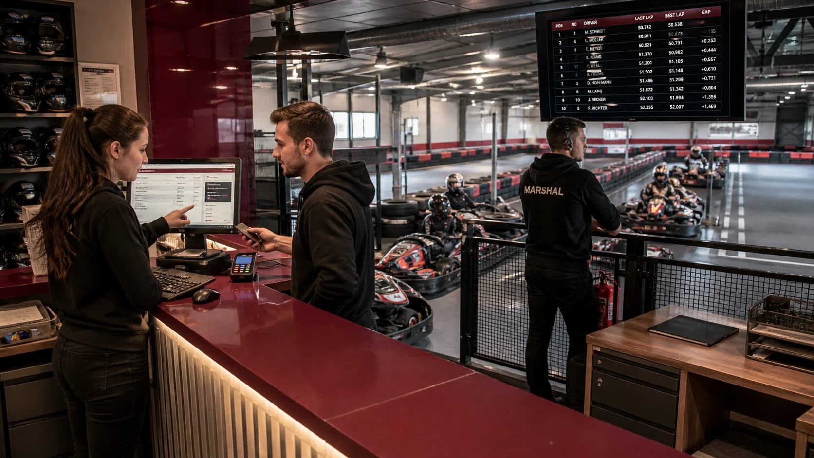 Digitalisierung für Kartbahnen: Buchung, Kasse und Zeitmessung aus einem System