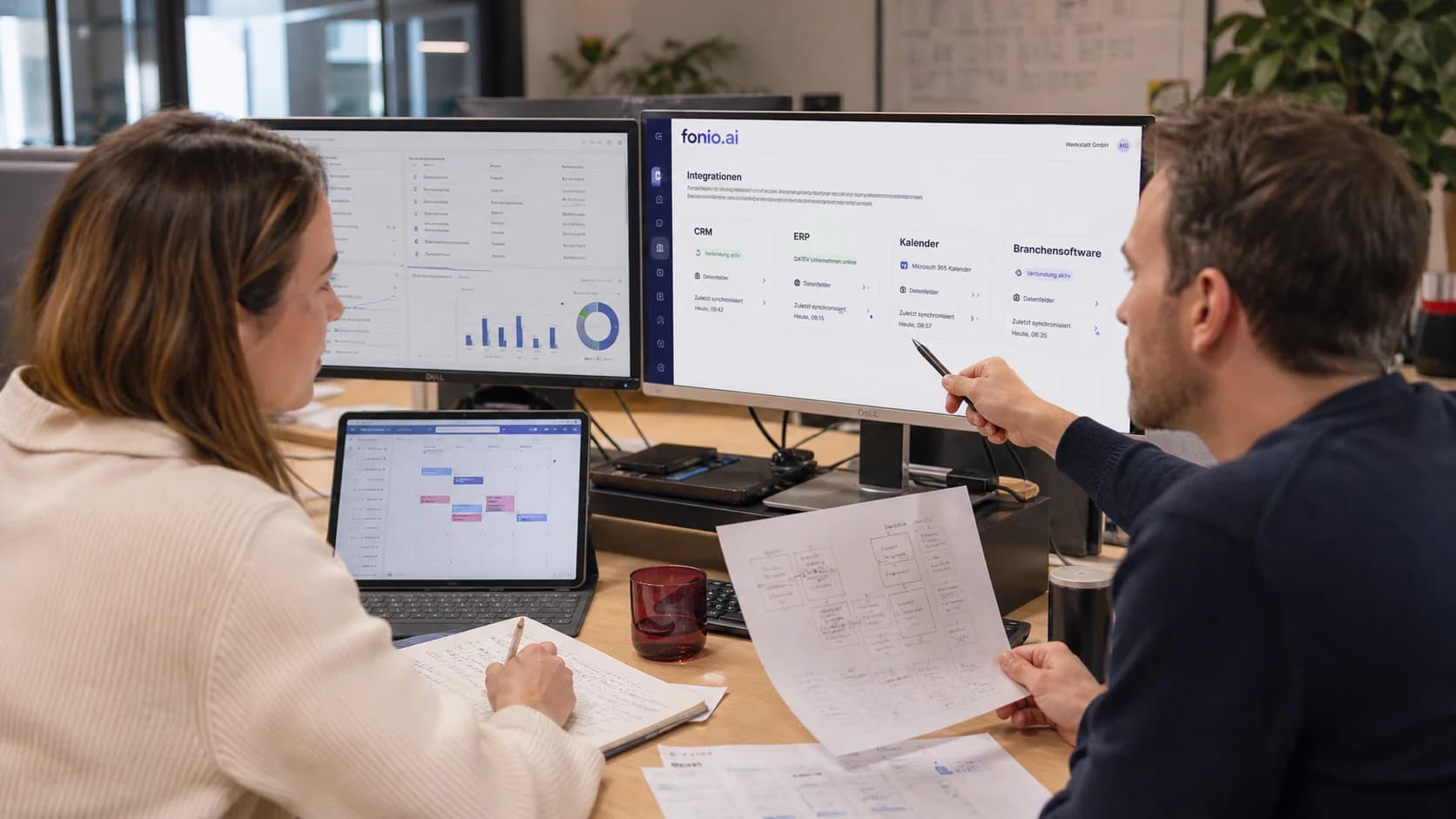 Fonio in bestehende Systeme integrieren: CRM, ERP, Kalender und Branchensoftware richtig einordnen