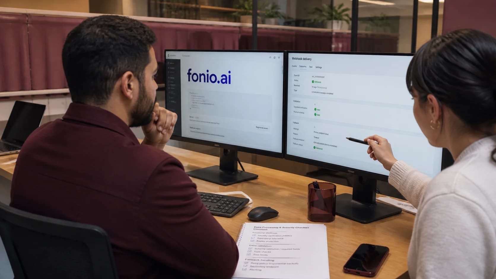 Fonio Inbound Webhook absichern: Identität, Datenvalidierung und Fallback richtig umsetzen