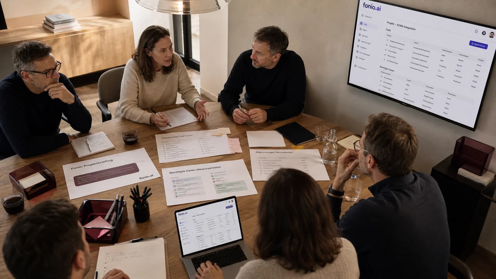 Fonio Projektbriefing erstellen: Anruftypen, Daten, Zielsysteme und Grenzen richtig beschreiben