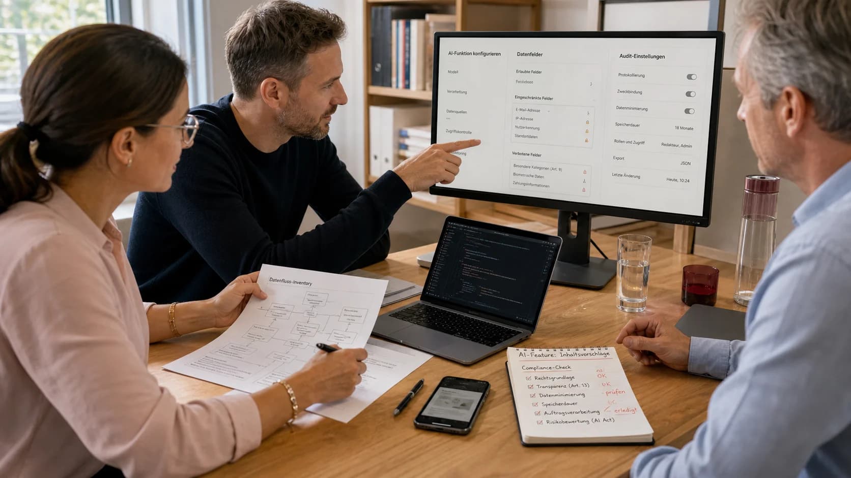 KI in der Webentwicklung: DSGVO, AI Act und Compliance technisch kontrolliert umsetzen
