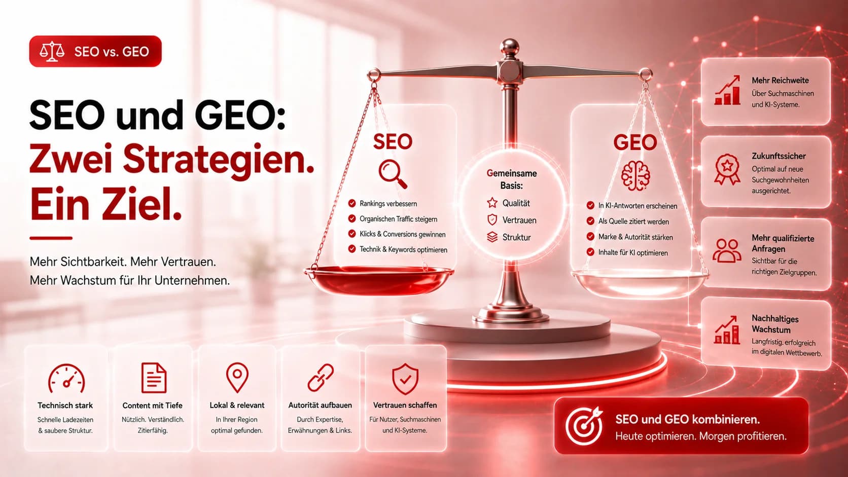 SEO vs. GEO: Die entscheidenden Unterschiede – und was KMU jetzt wissen müssen