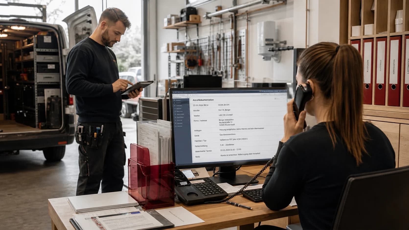 Telefon-KI für Handwerker und technische Servicebetriebe