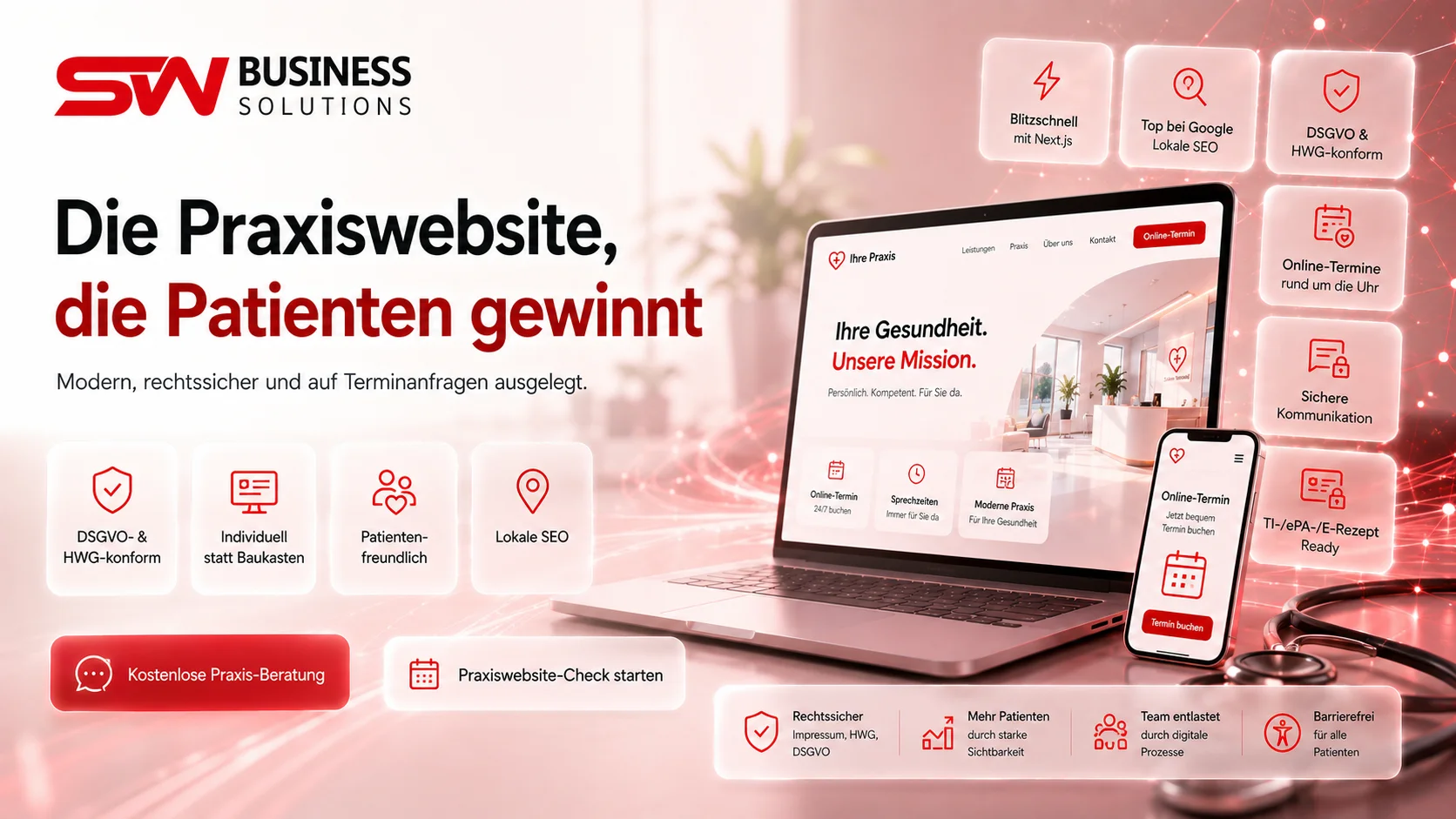 Die Praxiswebsite, die Patienten gewinnt
