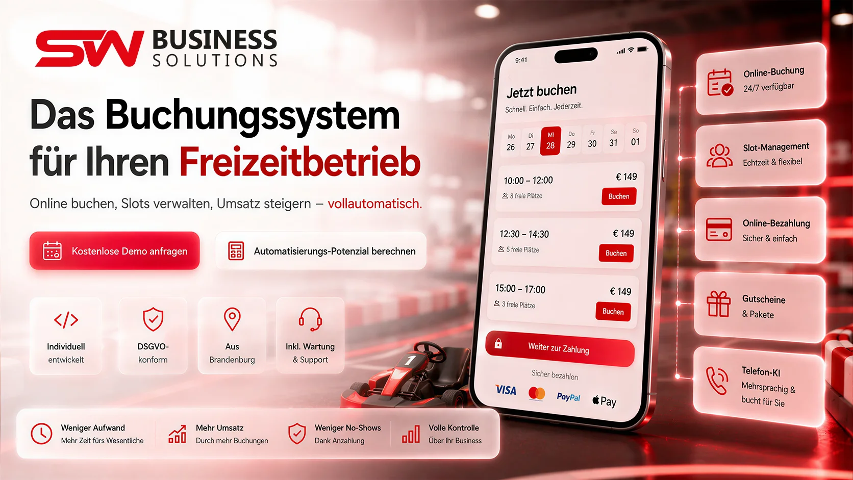 Das Buchungssystem für Ihren Freizeitbetrieb